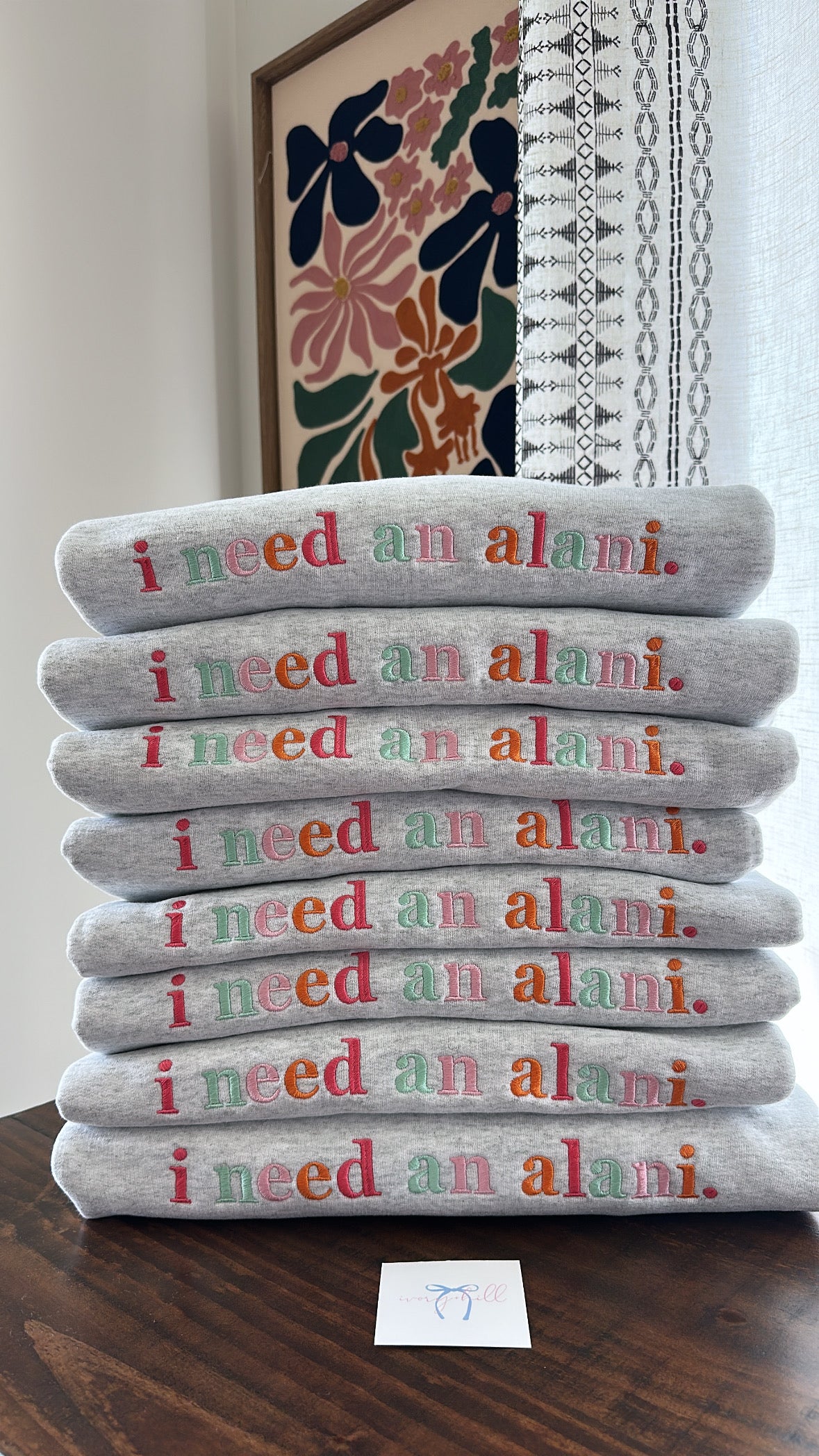 STRAWBERRY SUNRISE - I need an Alani. Sweatshirt - MADE TO ORDER