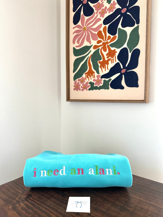 I need an Alani. – WATERMELON WAVE inspired sweatshirt