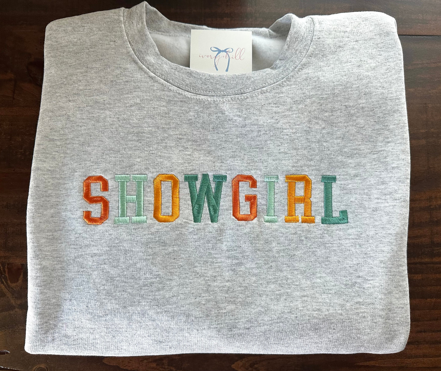 Embroidered Showgirl Sweatshirt
