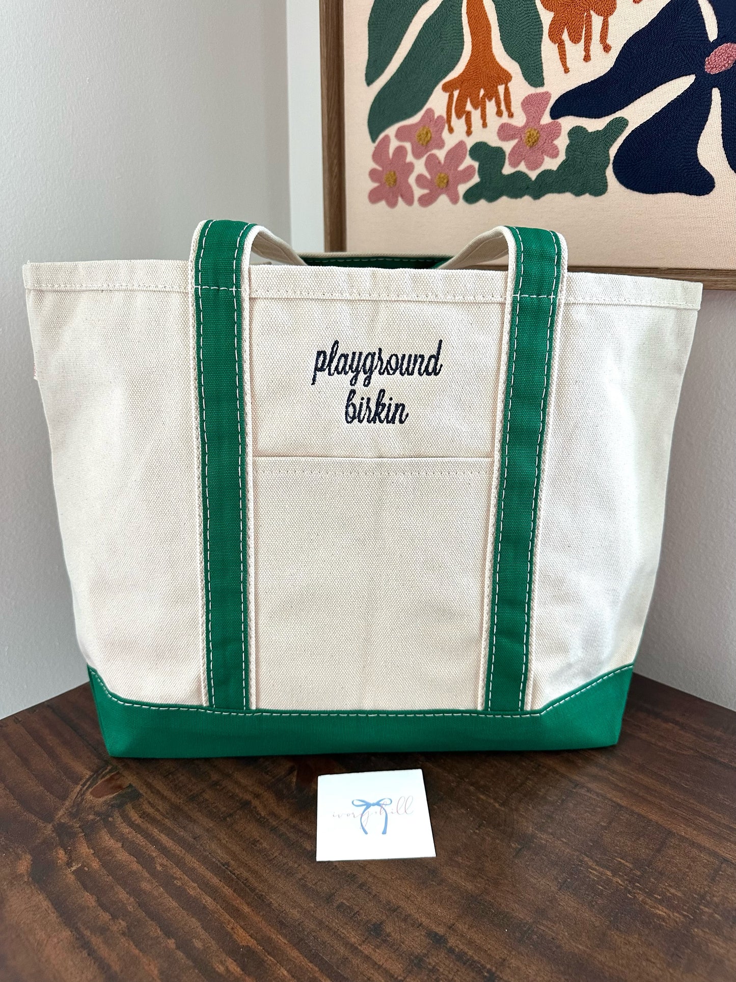 Medium Name Tote Bag