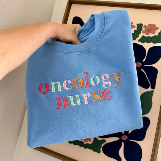 Customizable Career Embroidered Sweatshirt