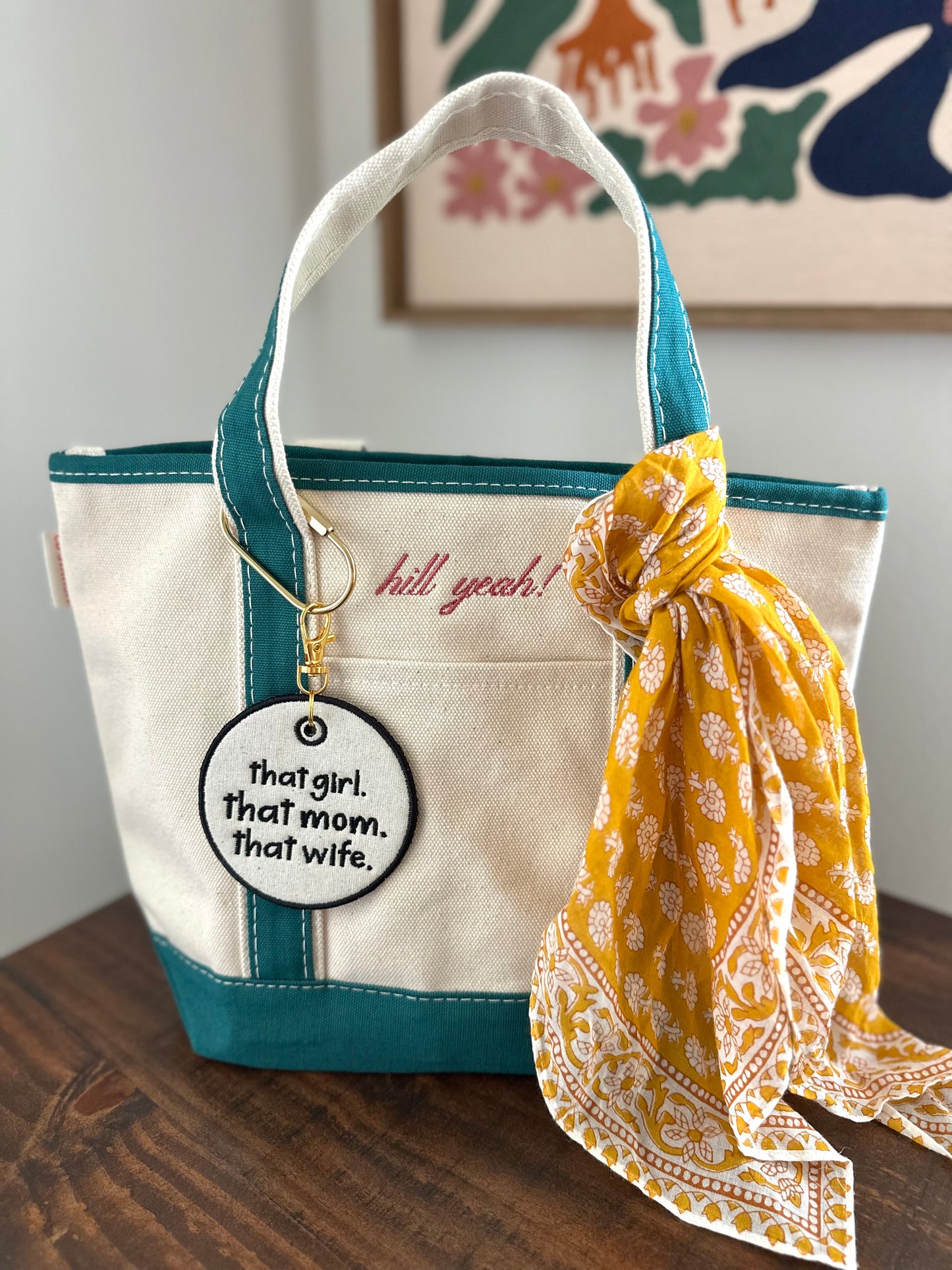 Handy Open Name Tote Bag