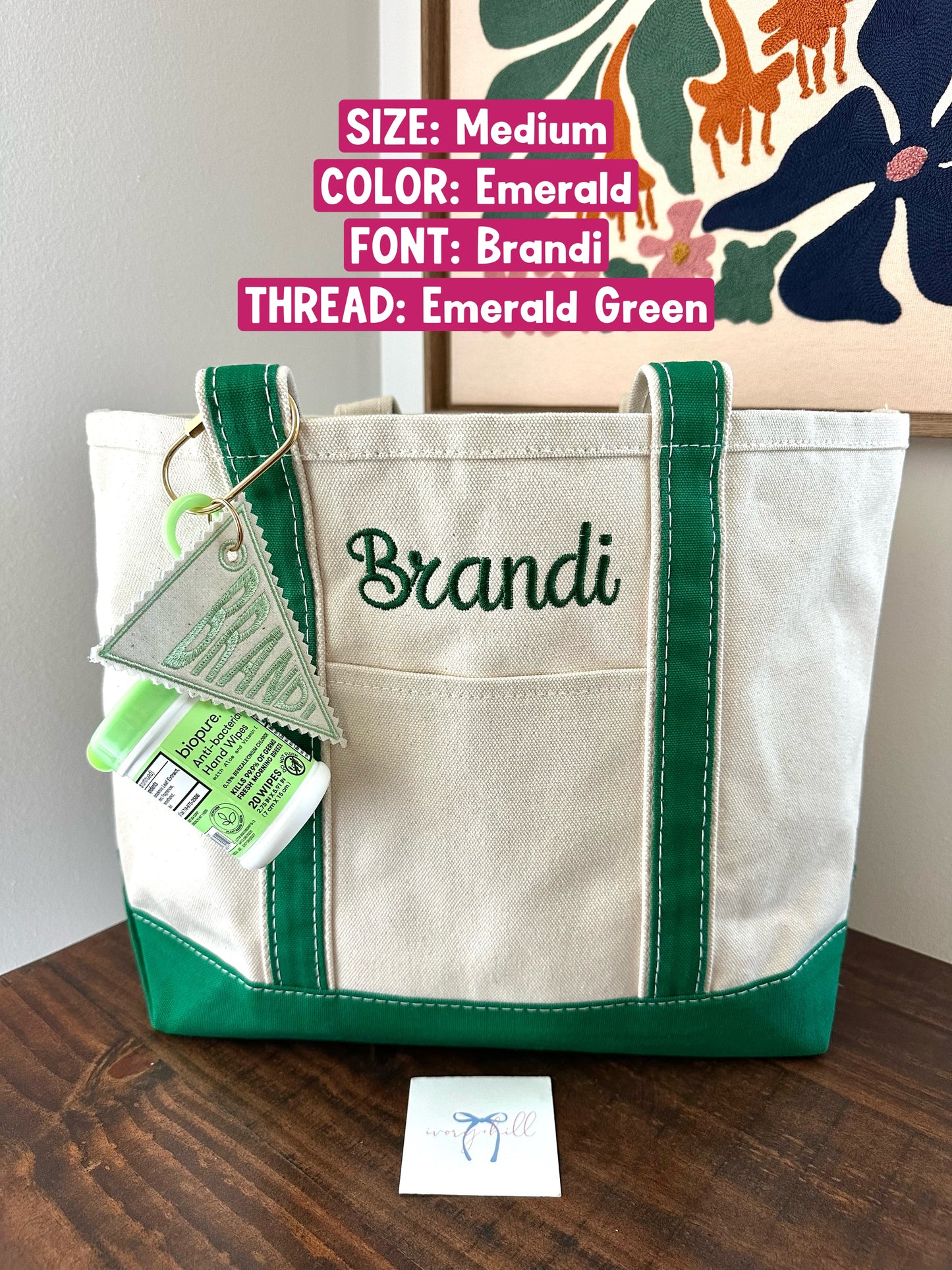 Medium Name Tote Bag