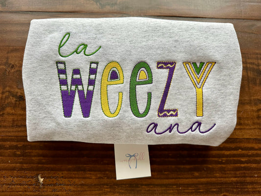 La Weezy Ana - Mardi Gras Louisiana Sweatshirt