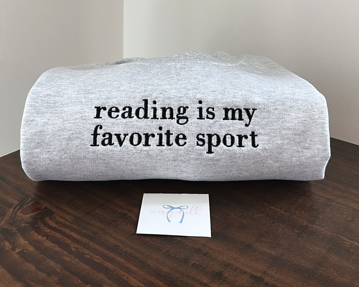 Reading Is My Favorite Sport