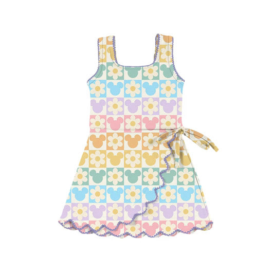 Active Tie Twirl Dress - Magical Bloom