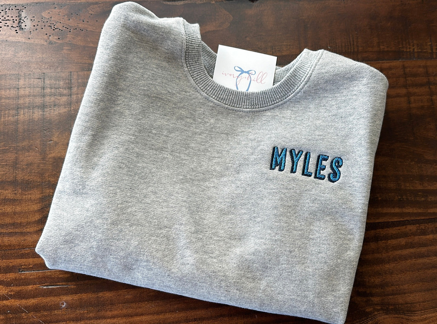 Boys Personalized Name Sweatshirt