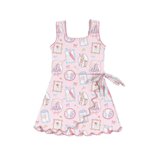 Active Tie Twirl Dress - Classic Pink Castle