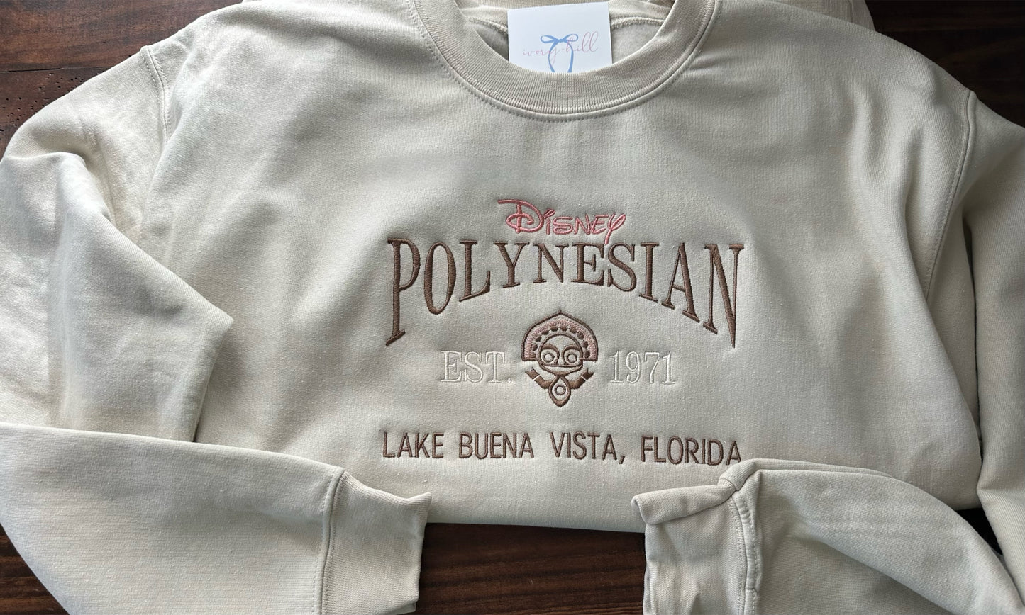 Polynesian Resort Inspired Sweatshirt