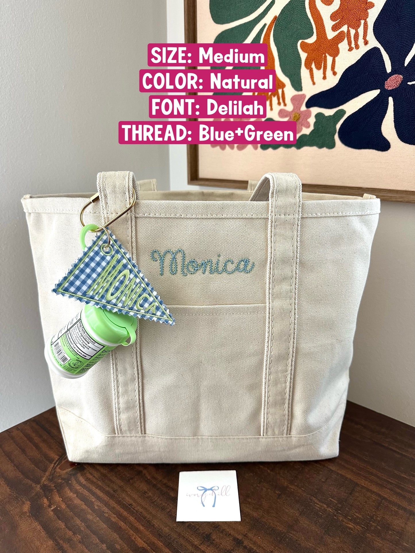 Medium Name Tote Bag
