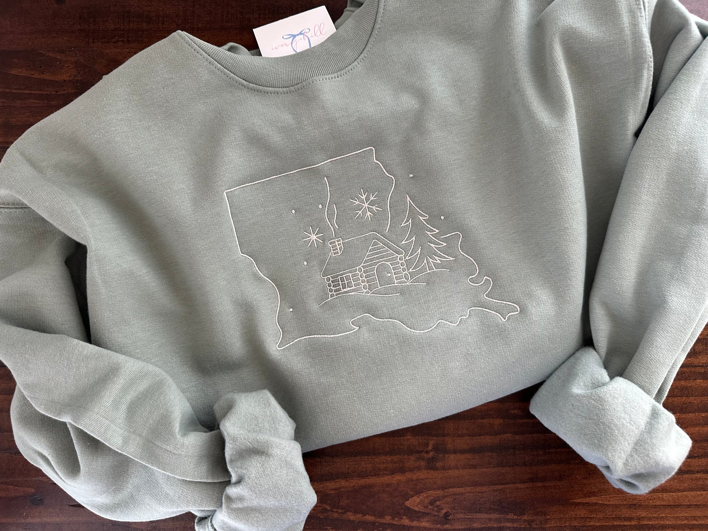 Louisiana Winter Embroidered Sweatshirt