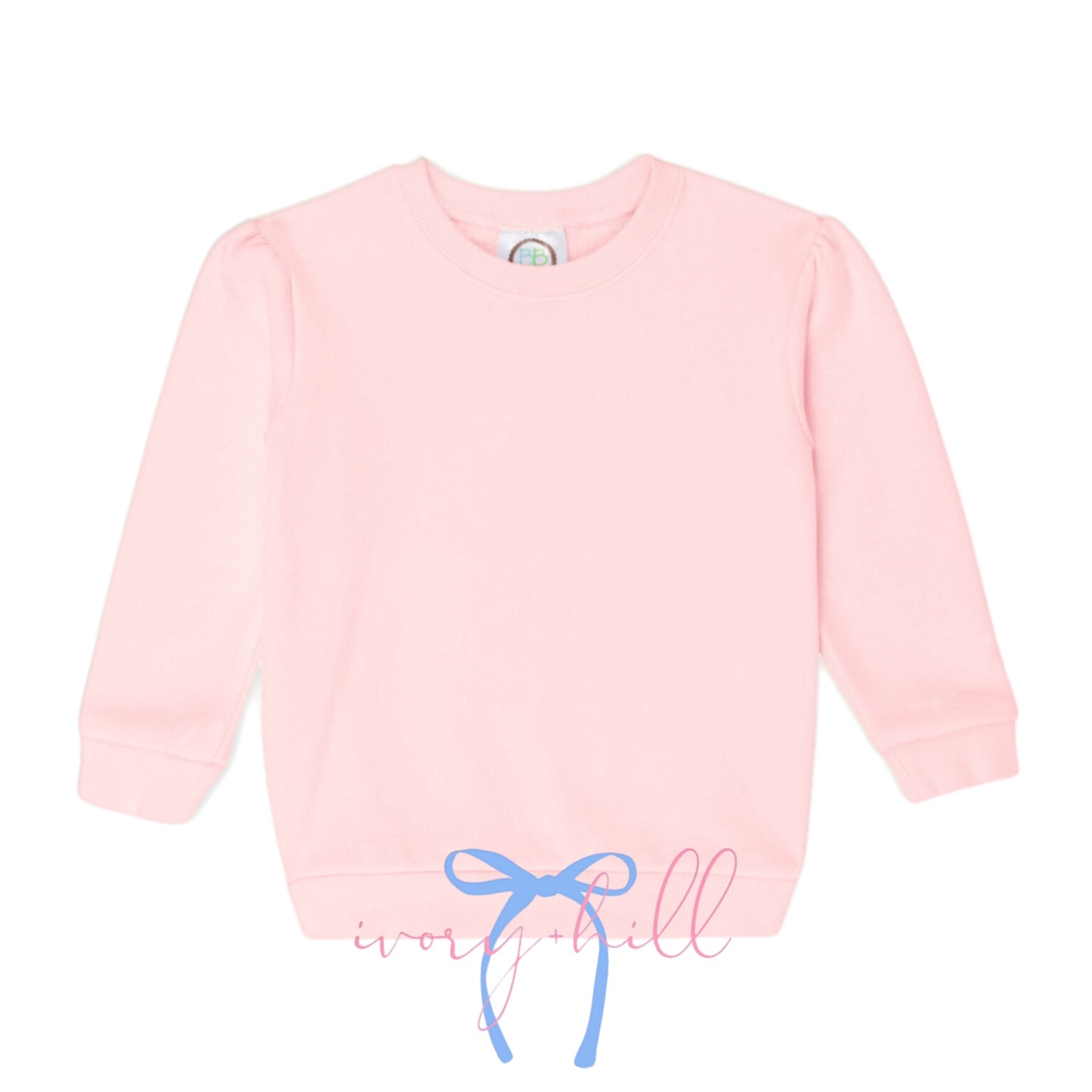 Girls ‘a little bit dramatic’ bow sweatshirt