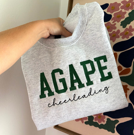 School Spirit Embroidered Sweatshirt