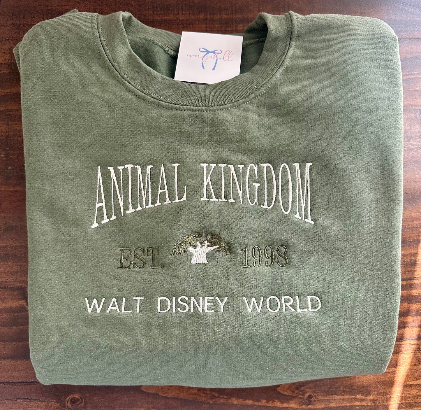 Animal Kingdom Park Inspired Sweatshirt - Embroidered