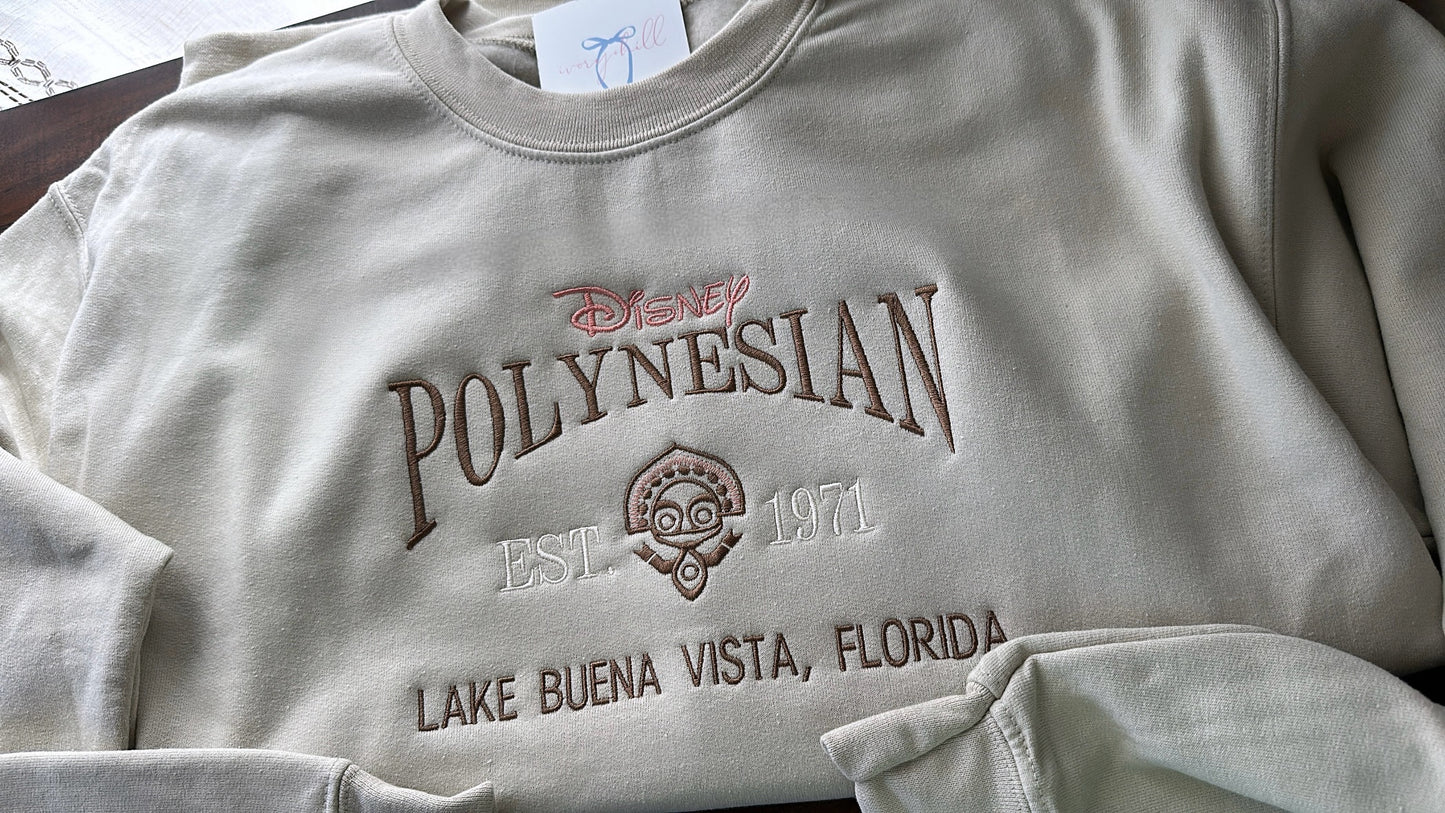 Polynesian Resort Inspired Sweatshirt