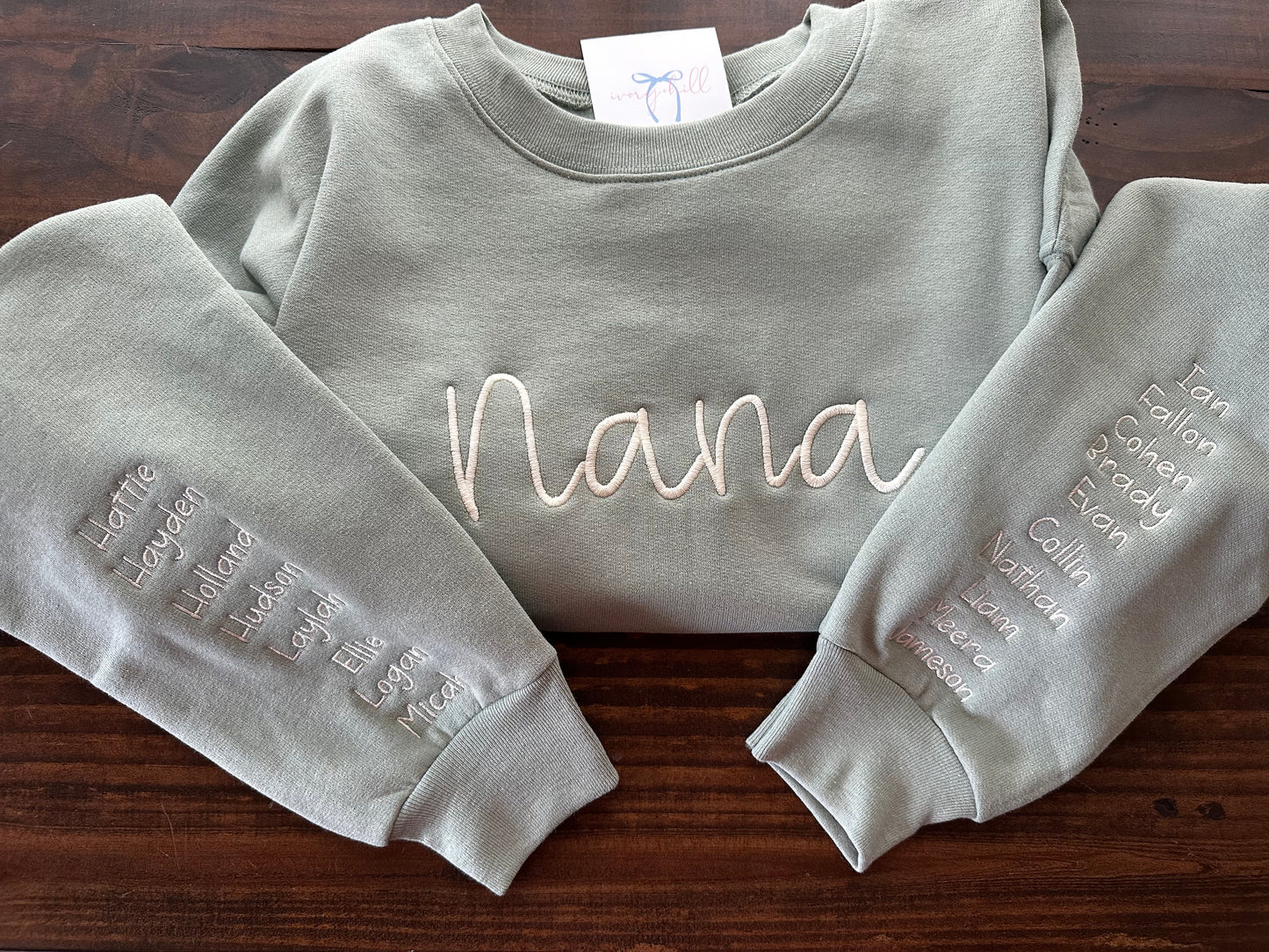 Custom Cursive Name / Mama / Grandma Sweatshirt