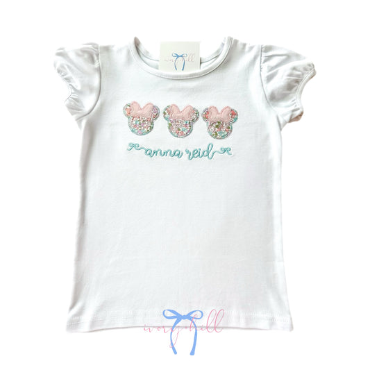 Girls Inspired Appliqué Personalized Shirt