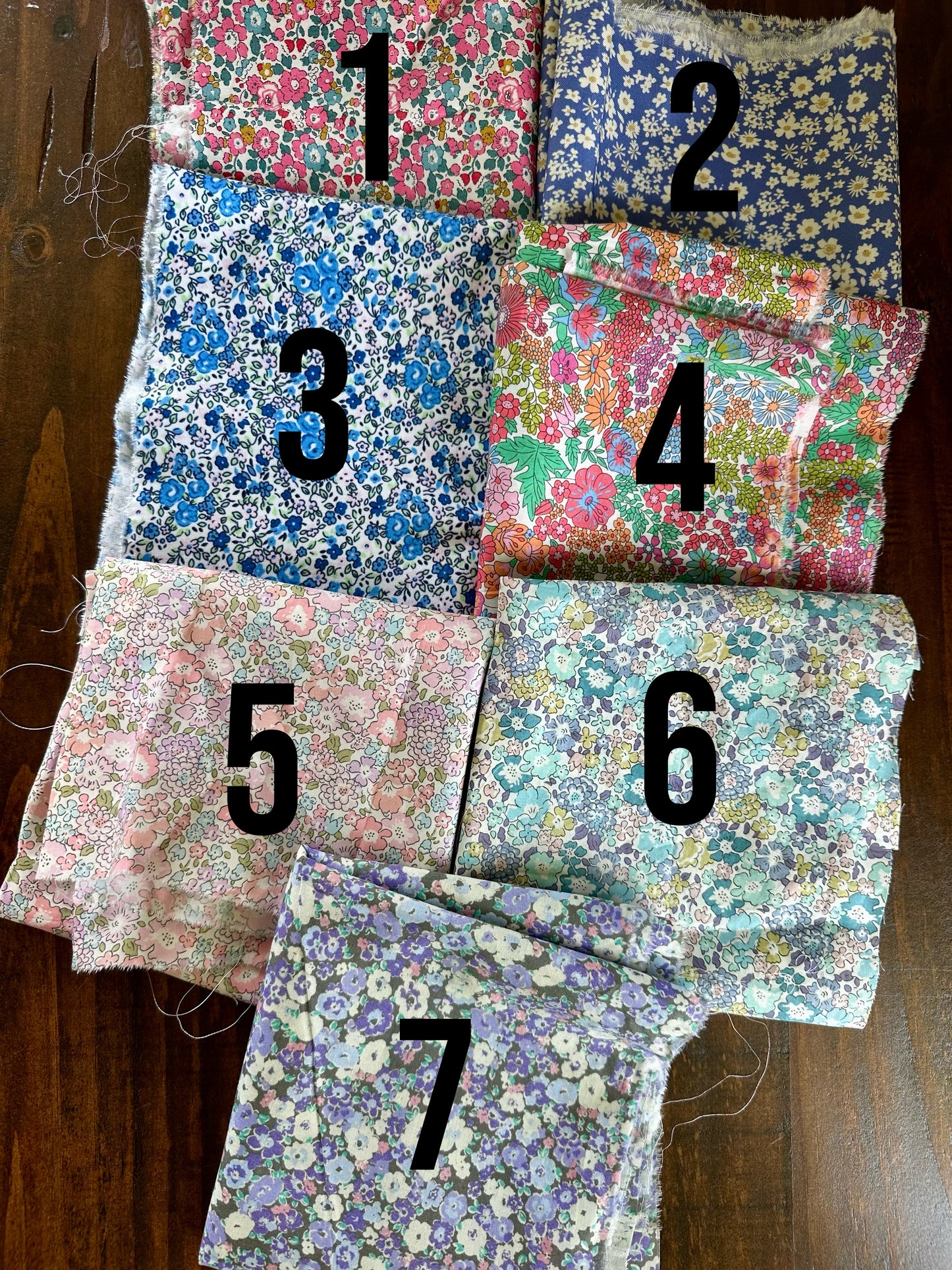 Custom Varsity Name with Blue Floral Appliqué Bow Sweatshirt